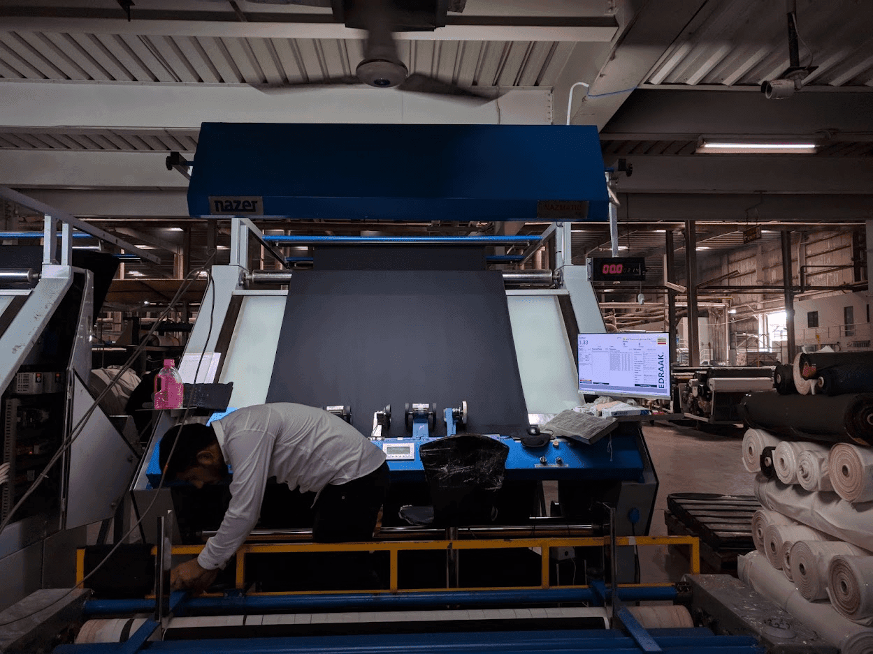 Textile Roller using Edraak Technologies